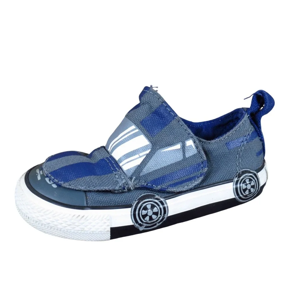 Converse Creatures Ox Toddler Boys Casual Sneakers Size T6‎ Playful Blue Gray
